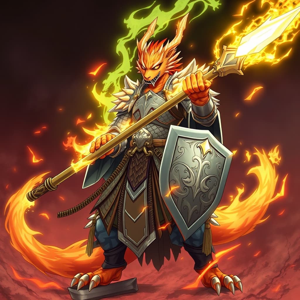火属性のドラゴンナイトのモンスター