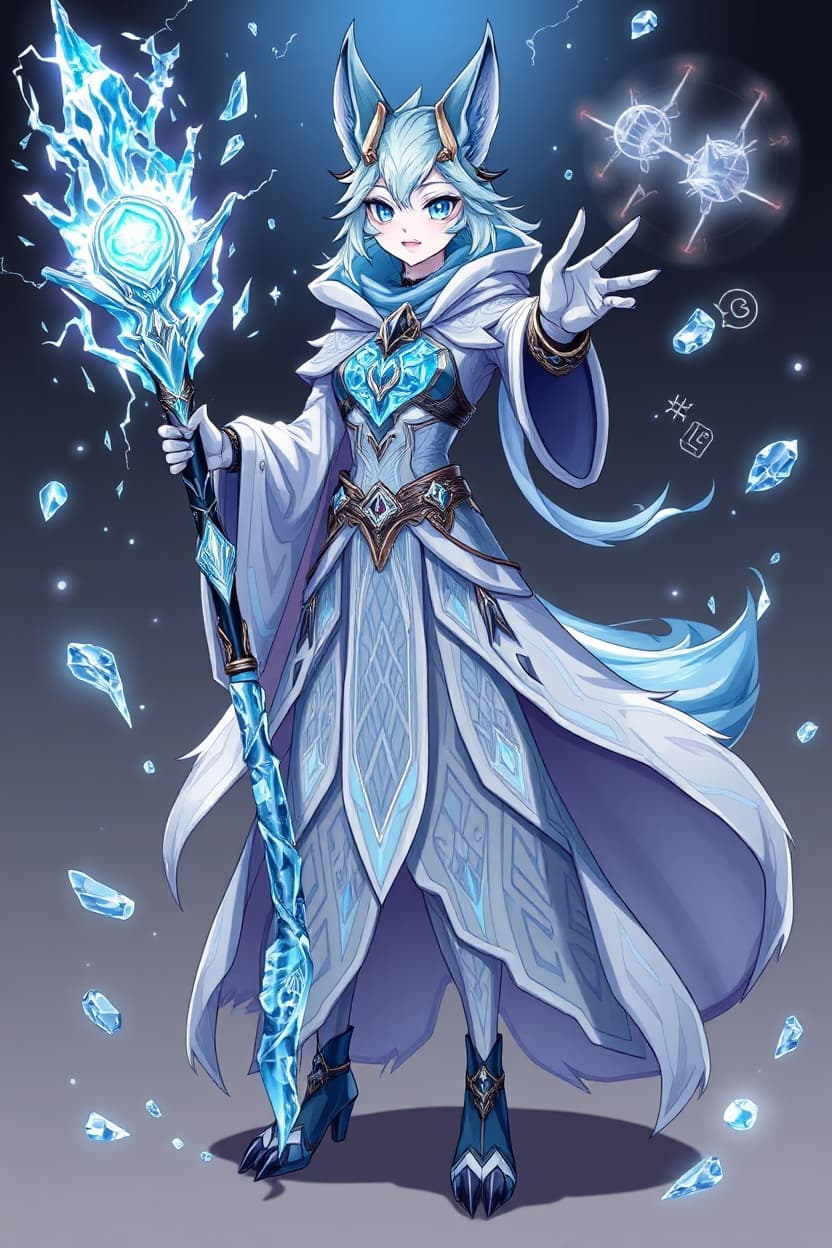 氷属性の魔術師のモンスター